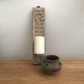 Vintage wall candle holder