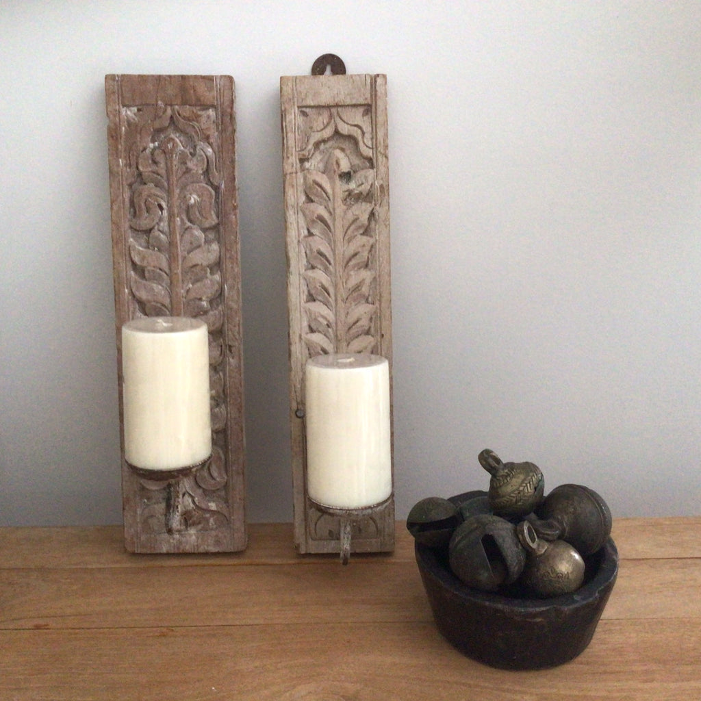 Vintage wall candle holder