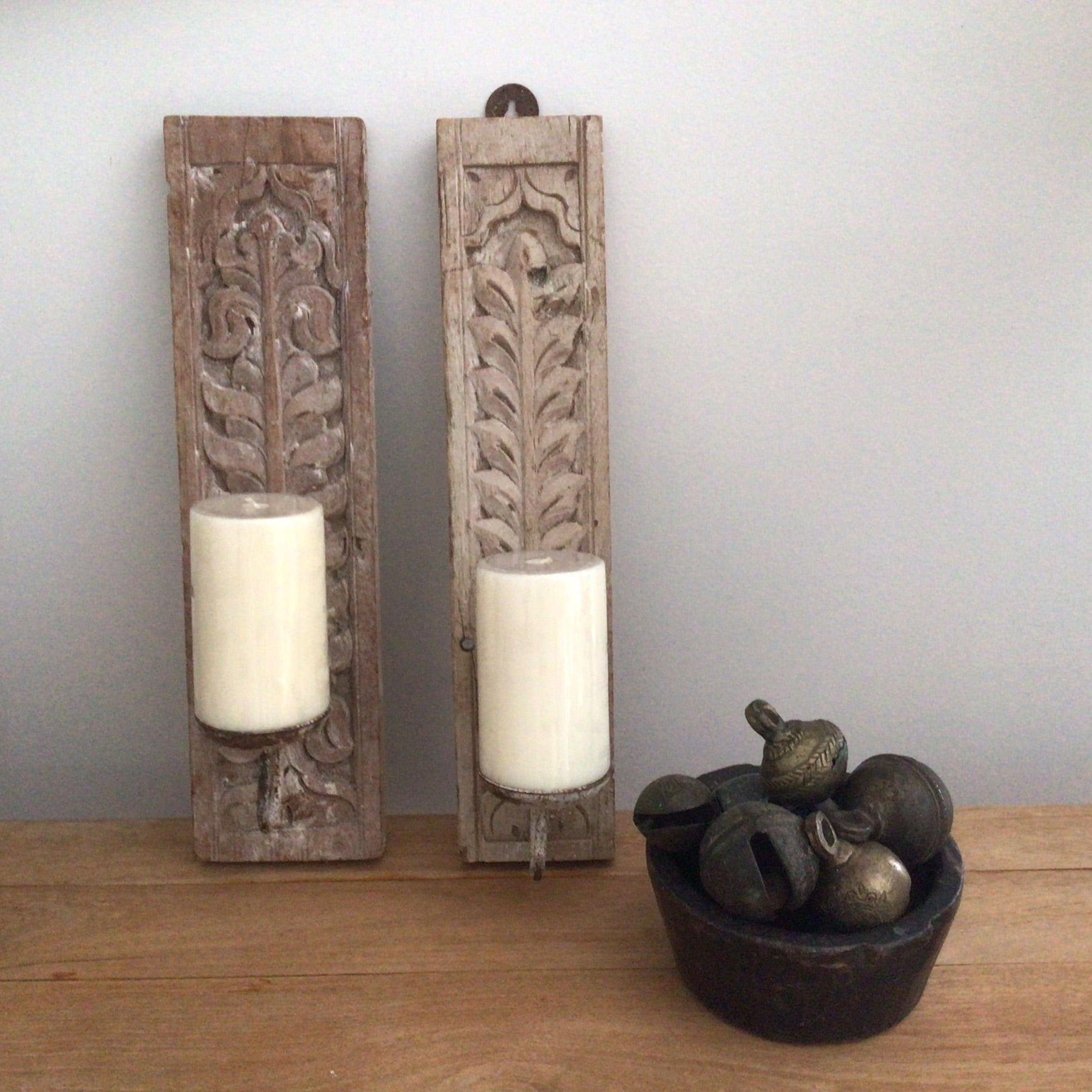 Vintage wall candle holder