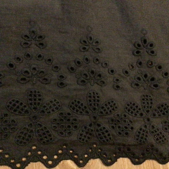 Embroidered Hem Dress