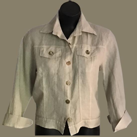 Linen Jeans Jacket