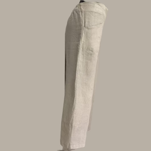 MadeinItaly-Linen Pant-Cargo Pant- Beige