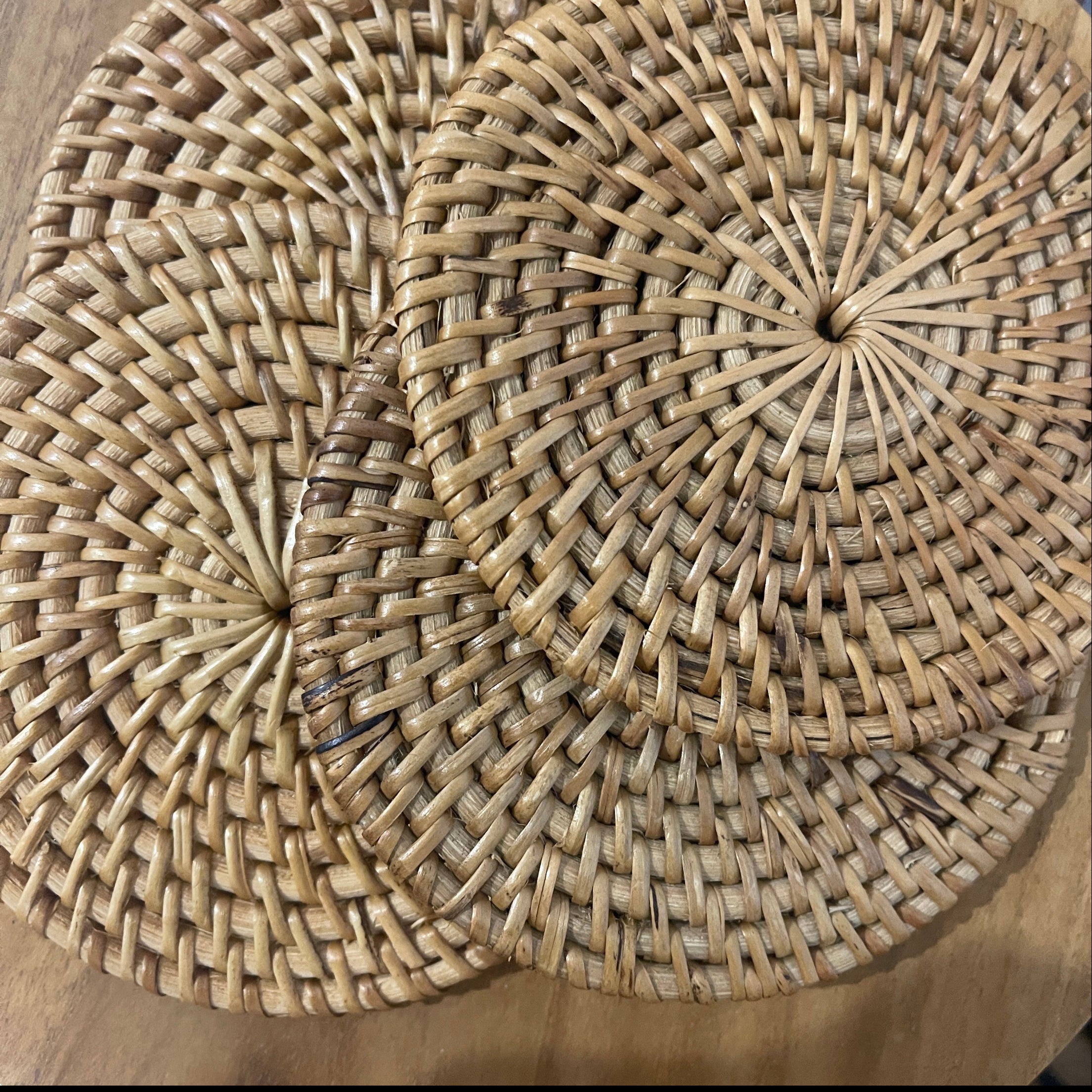 Coasters Natural Rattan