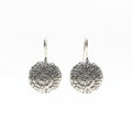 Floral Disk Earrings