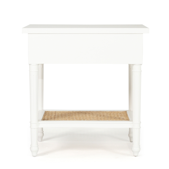 Hamilton Bedside Table White