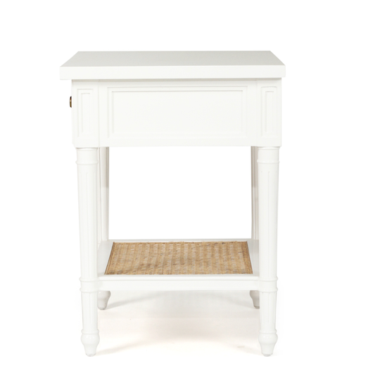 Hamilton Bedside Table White