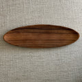 Wooden dish long oval