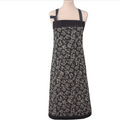 Le Jacquard Francais Apron Slow Life Mini in Carbon colour