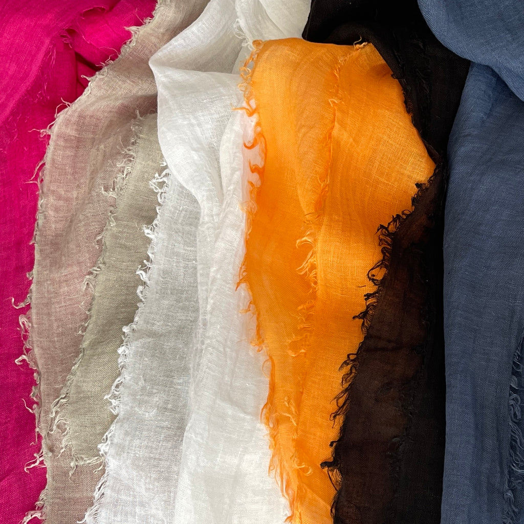 Fine Linen Scarves