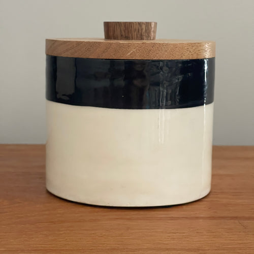 Canisters Mango Wood Enamel