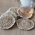 Coasters Natural Raffia