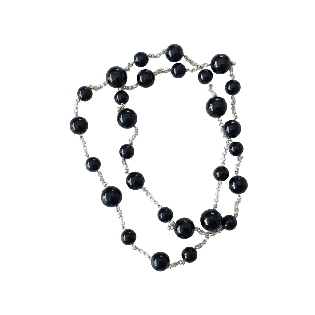 Onyx Marbles Necklace