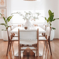 Pasadena Leather Side Chair White