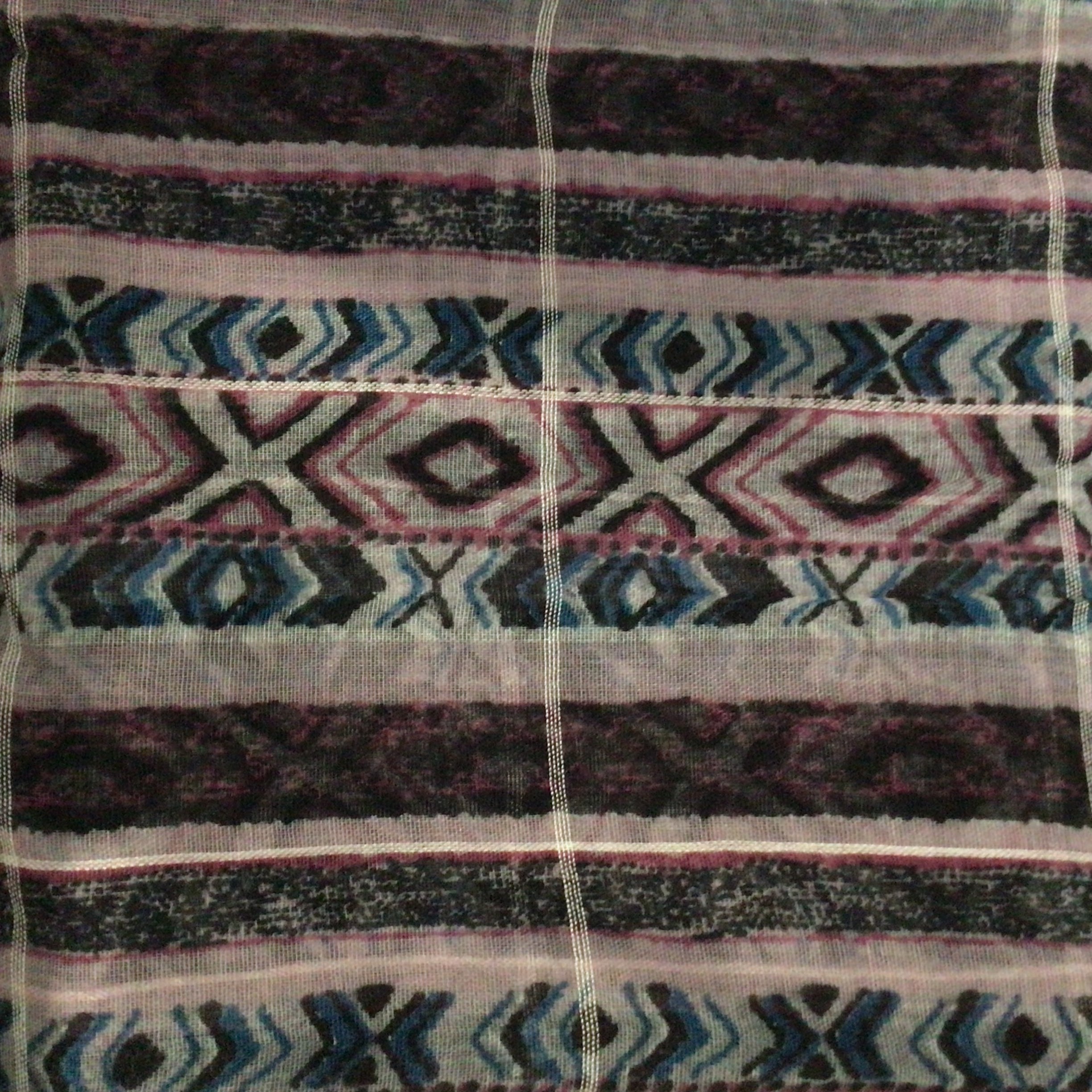 Scarf Geo Musk and Blue