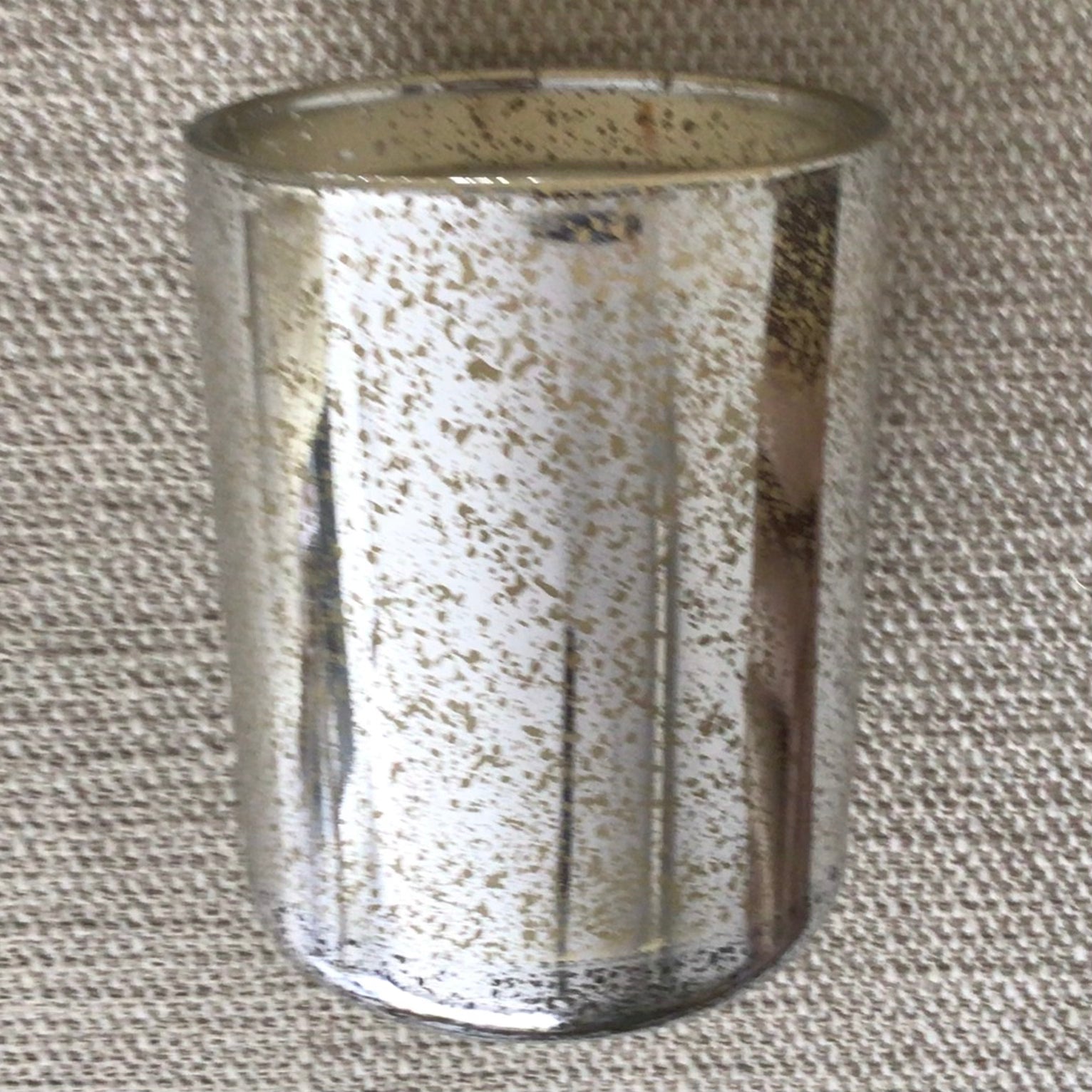 Rawluxe Style Candle Nordic Nation in  Silver Glass