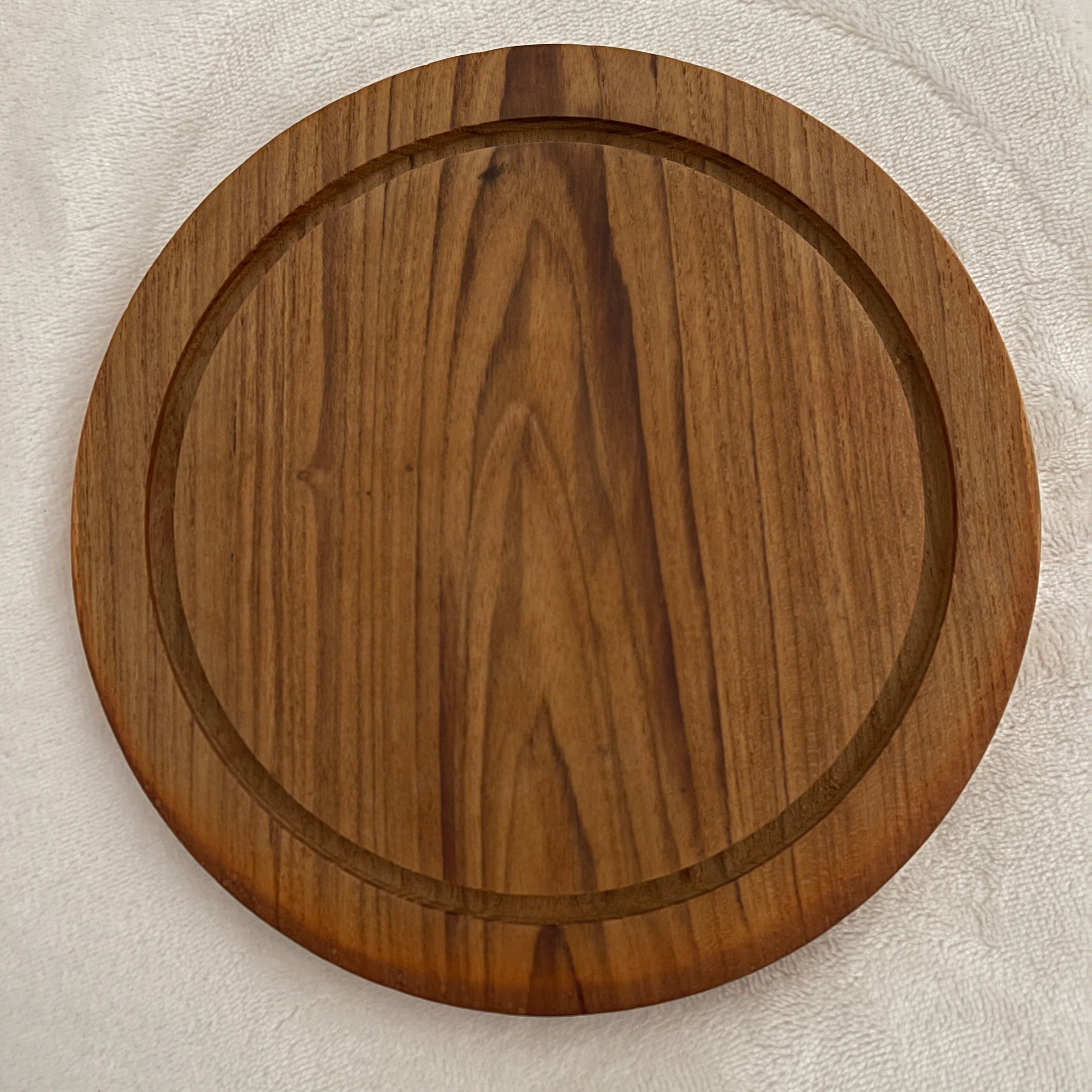 Teak  Round Cheese Board