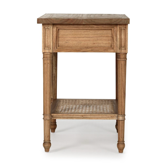 Hamilton Bedside Table Weathered Oak
