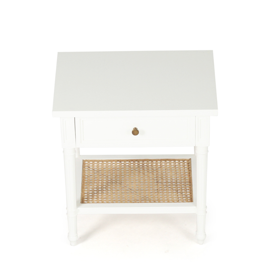 Hamilton Bedside Table White