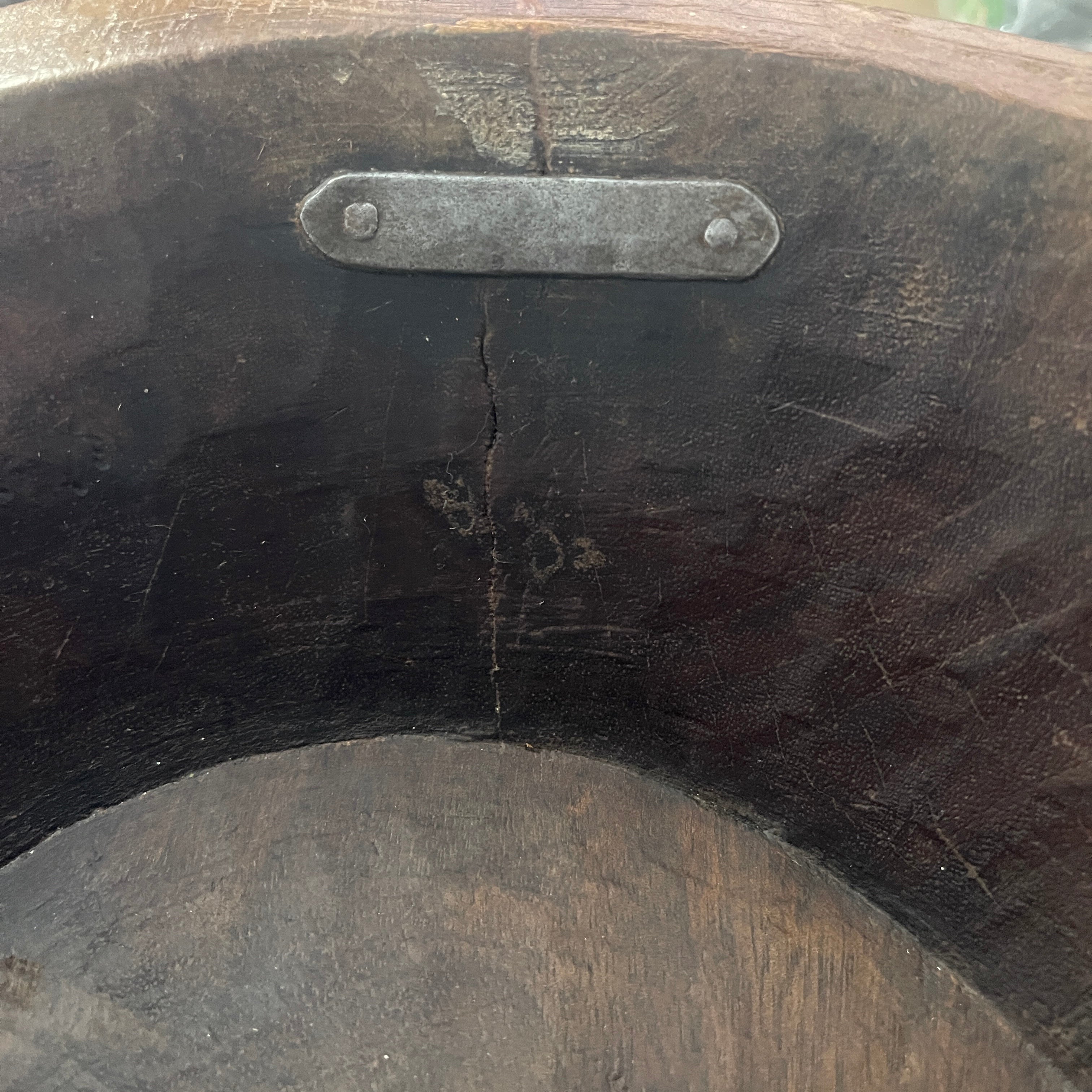 Wooden Bowl Vintage with Banding