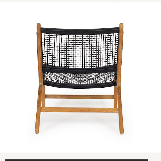 Zen Lazy Chair Black