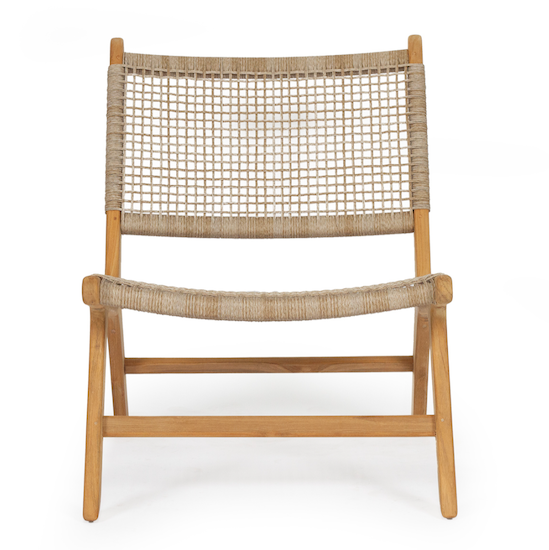 Zen Lazy Chair in washed Grey