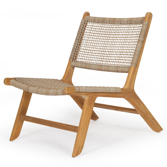 Zen Lazy Chair in washed Grey