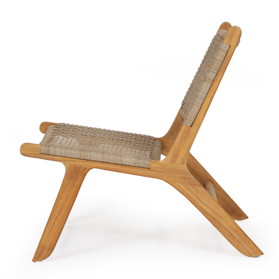 Zen Lazy Chair in washed Grey