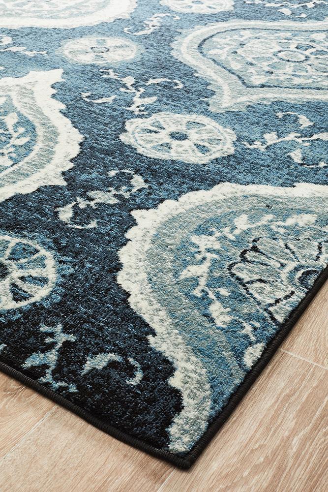 Calypso Collection 6103 Navy Rug