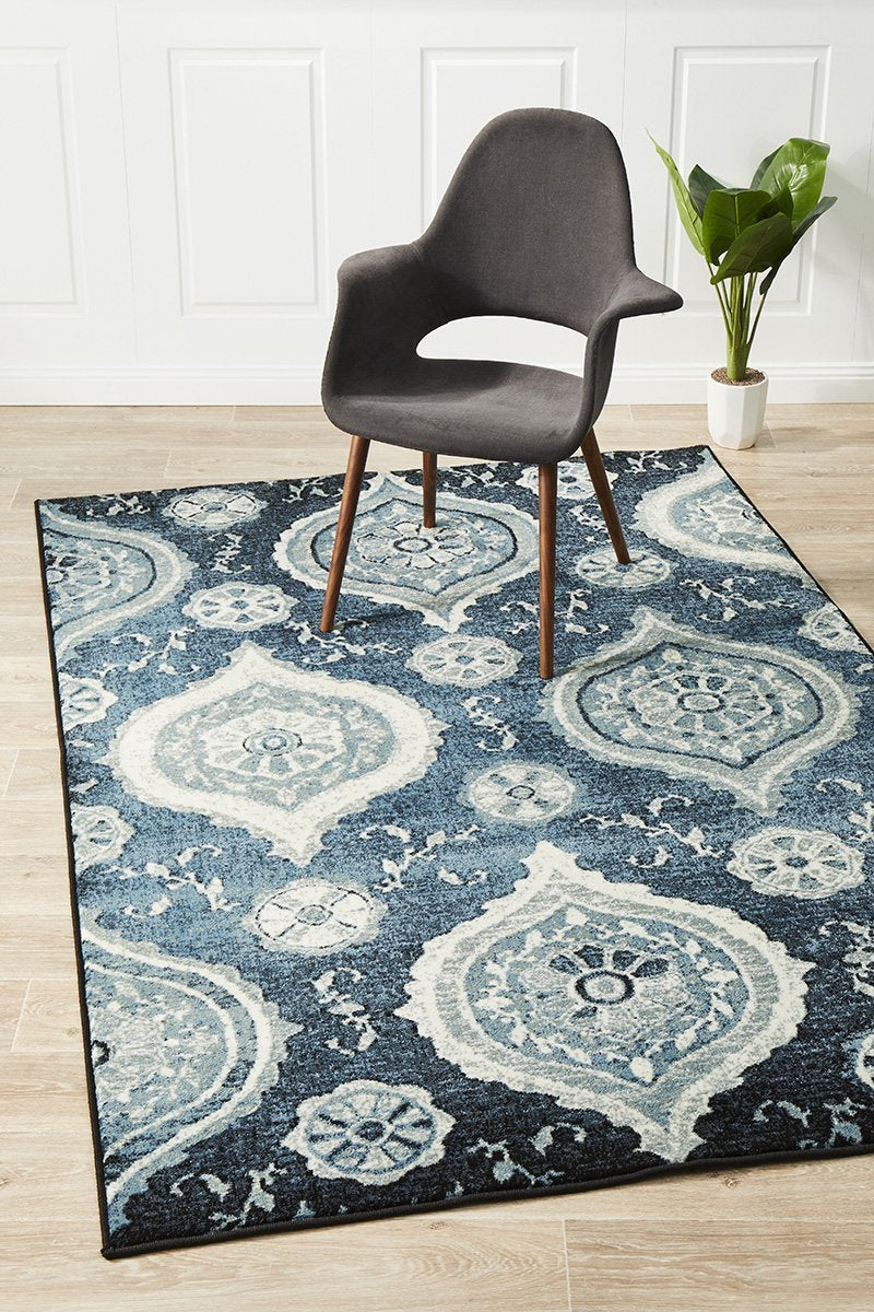 Calypso Collection 6103 navy Rug