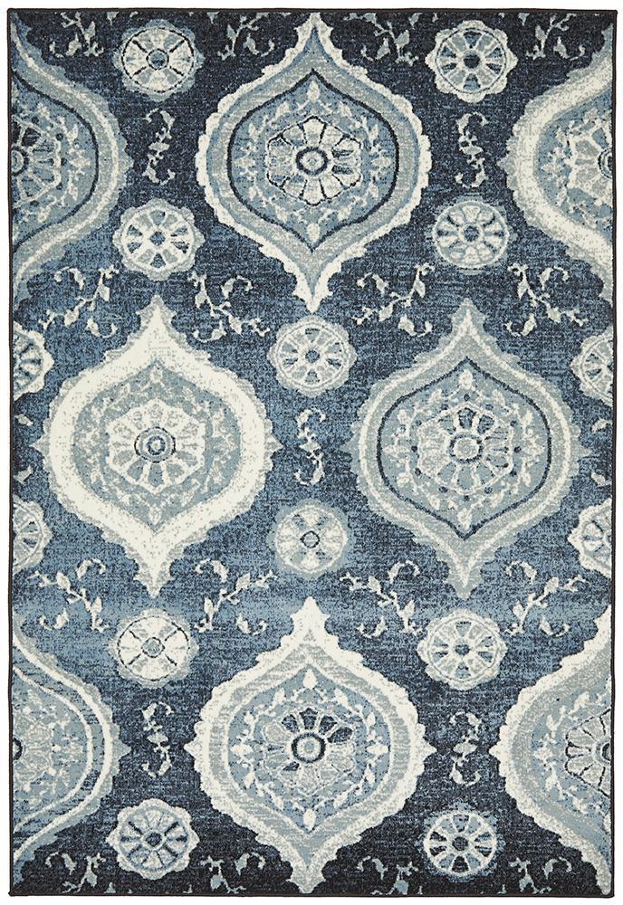 Calypso Collection 6103 Navy Rug