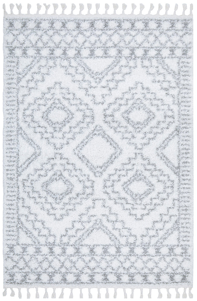 Casablanca Fez White Rug