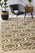 City Modern Trelliss design Rug Ash