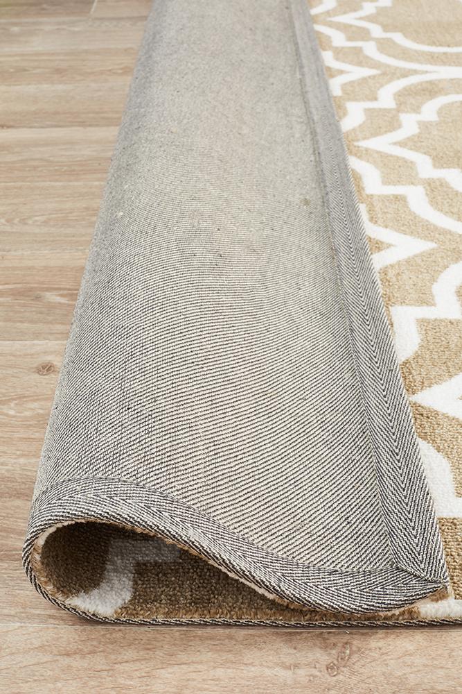City Modern Trelliss design Rug Ash