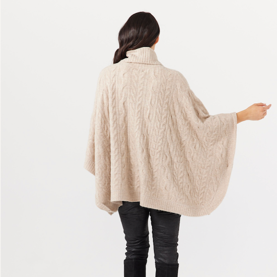 Claudine Poncho Brave + True