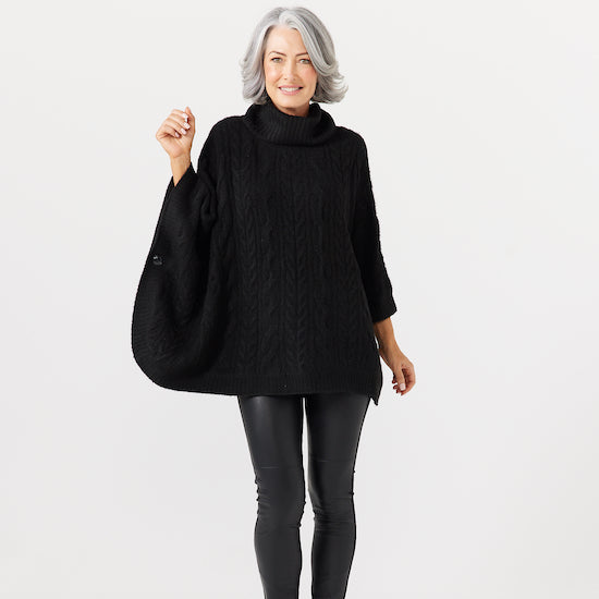 Claudine Poncho Brave + True