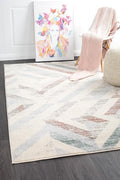 Dimensions Divinity Slant Grey Modern Rug