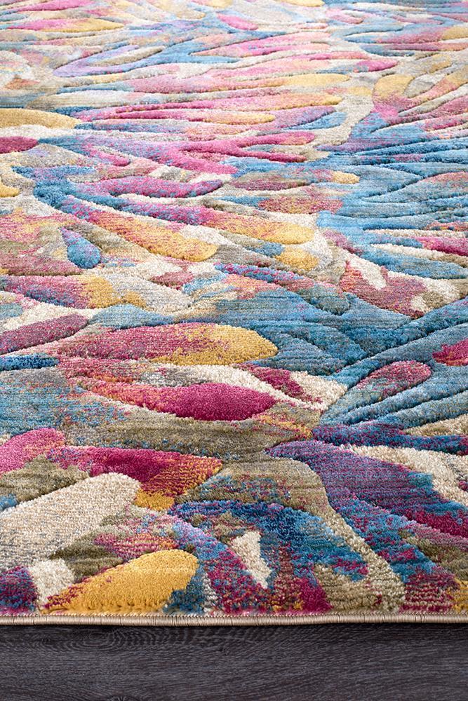 Dreamscape Memories Modern Tropical Runner Rug