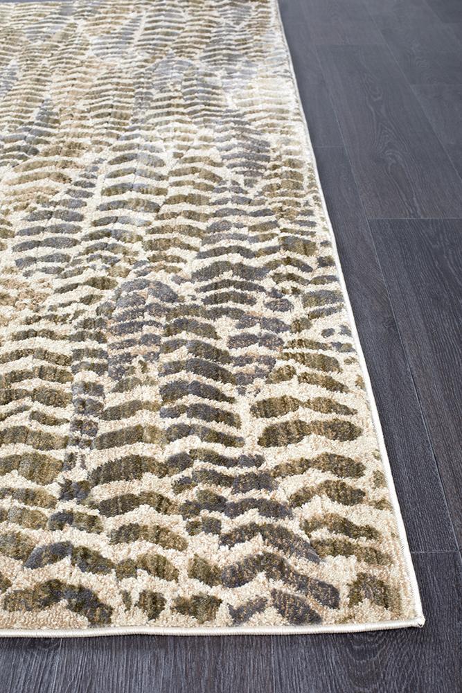 Dreamscape Progress Modern Sage Runner Rug