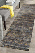 Dreamscape Distinguish Modern Slate Runner Rug