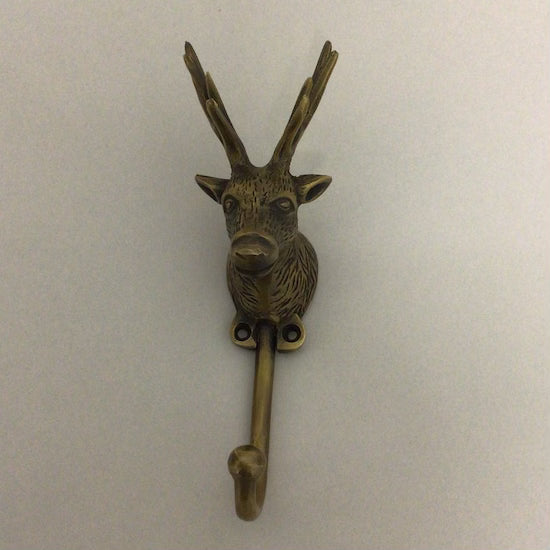 Deer Brass Hook