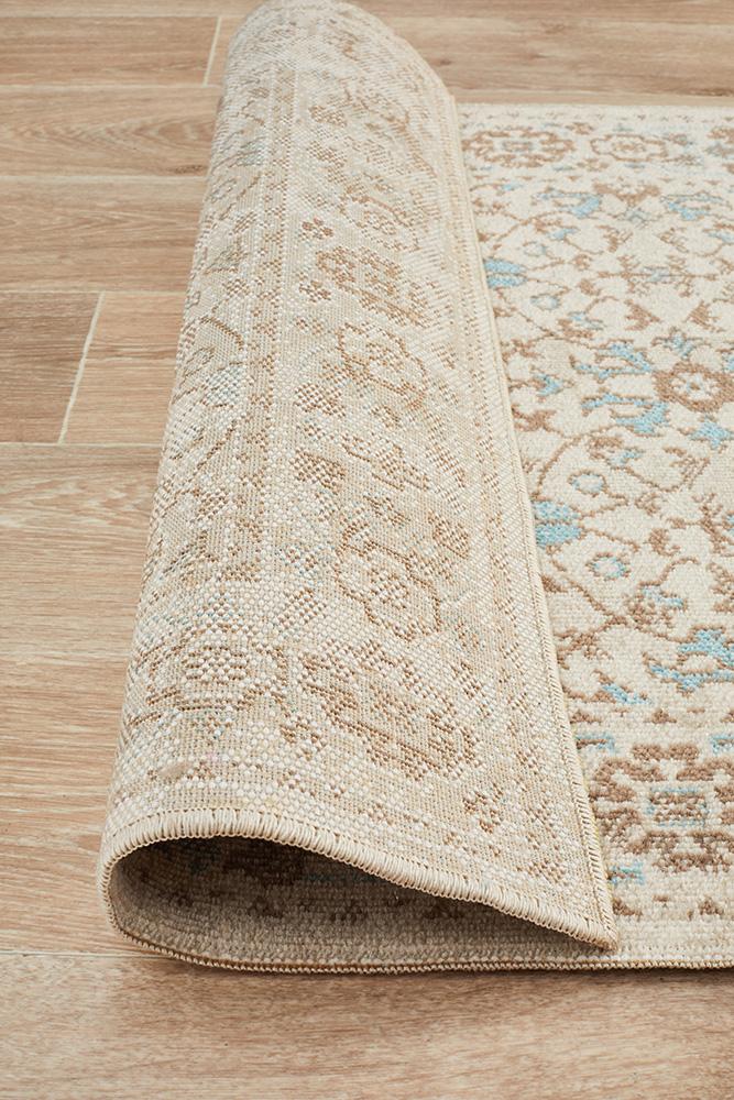 Eternal Whisper Washed Bone Runner Rug