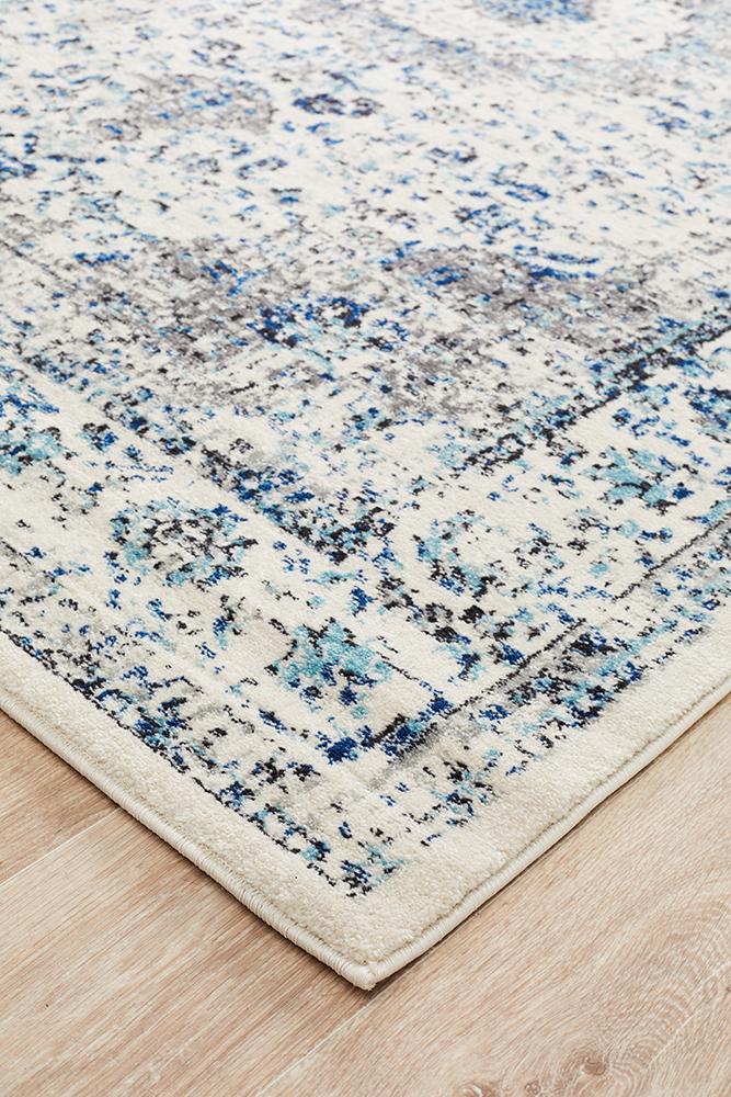 Evoke Mist White Transitional Rug