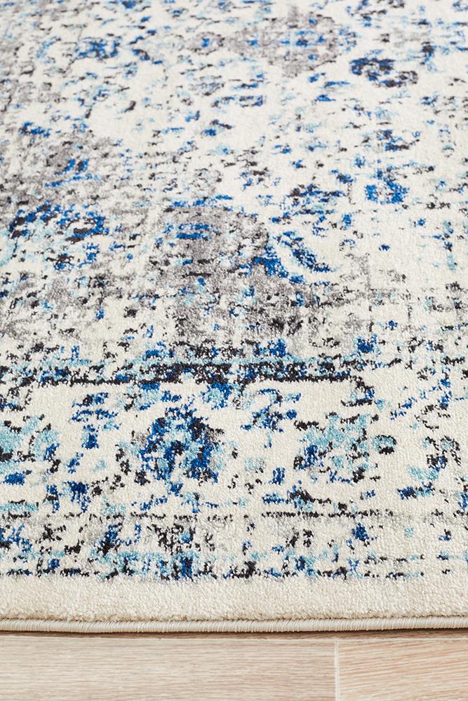 Evoke Mist White Transitional Rug