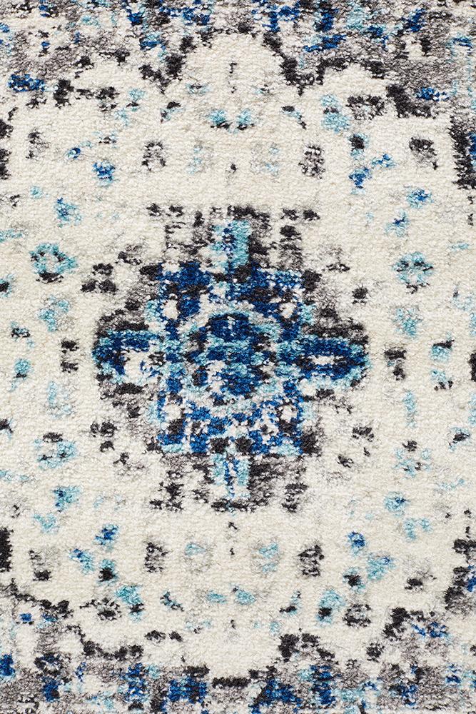 Evoke Mist White Transitional Rug