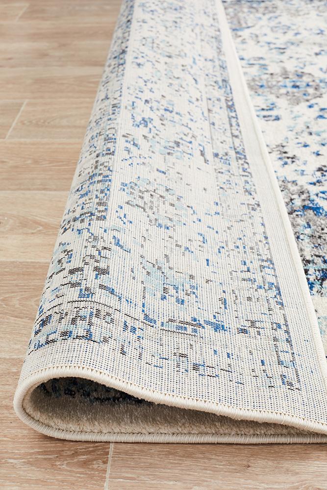 Evoke Mist White Transitional Rug