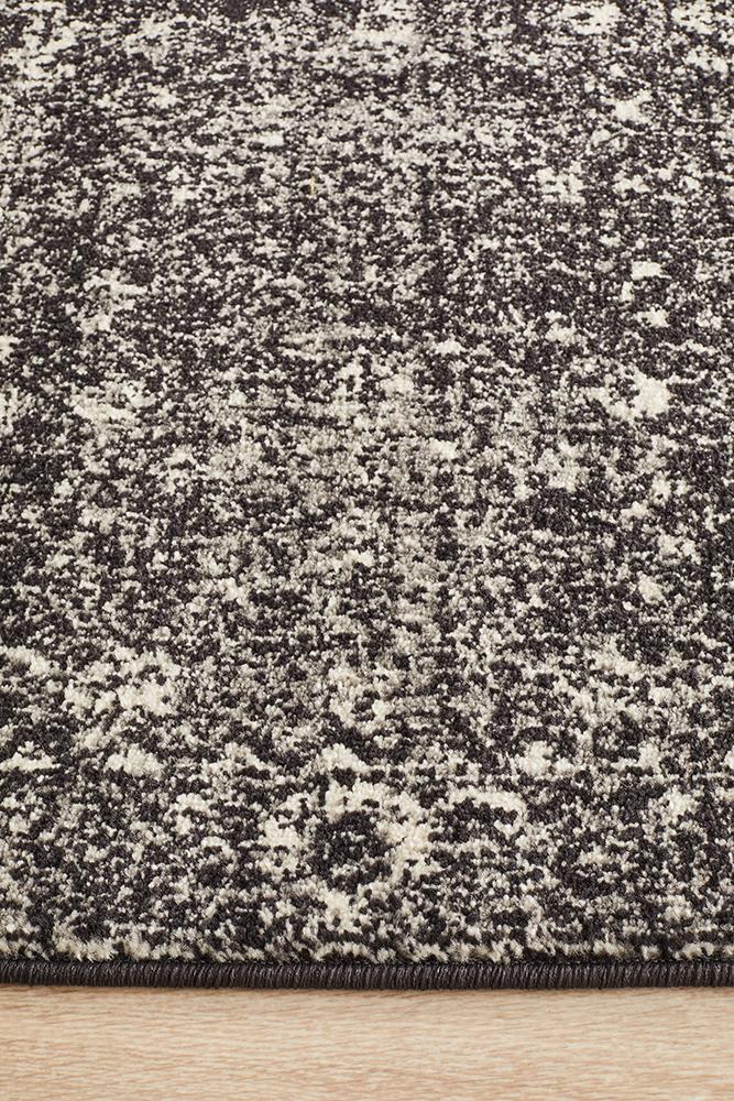 Evoke Estella Charcoal Transitional Runner Rug