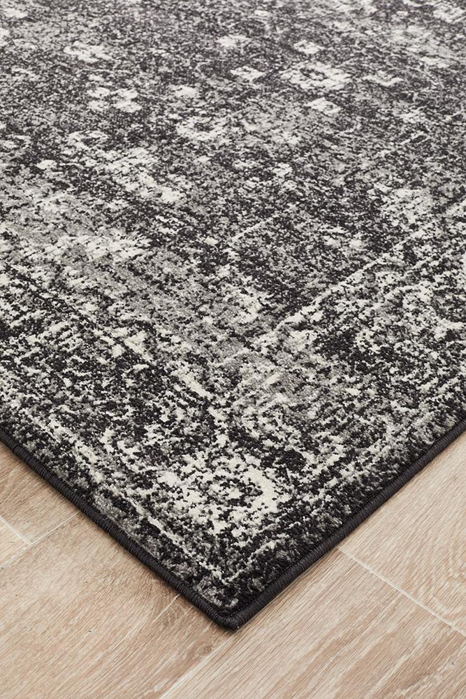 Evoke Estella Charcoal Transitional Rug