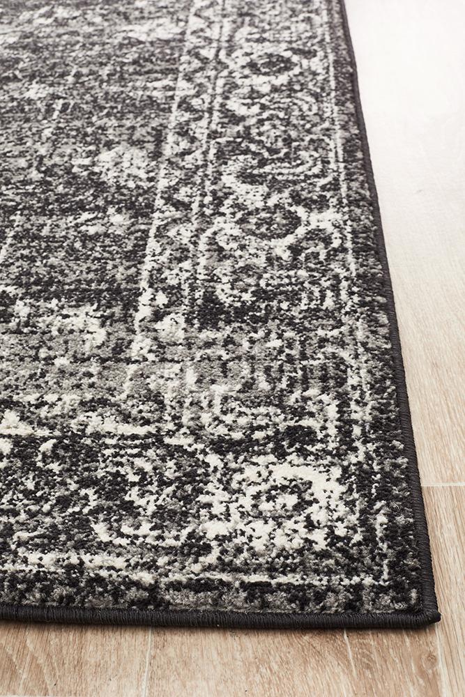 Evoke Estella Charcoal Transitional Rug