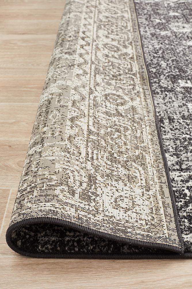 Evoke Estella Charcoal Transitional Rug