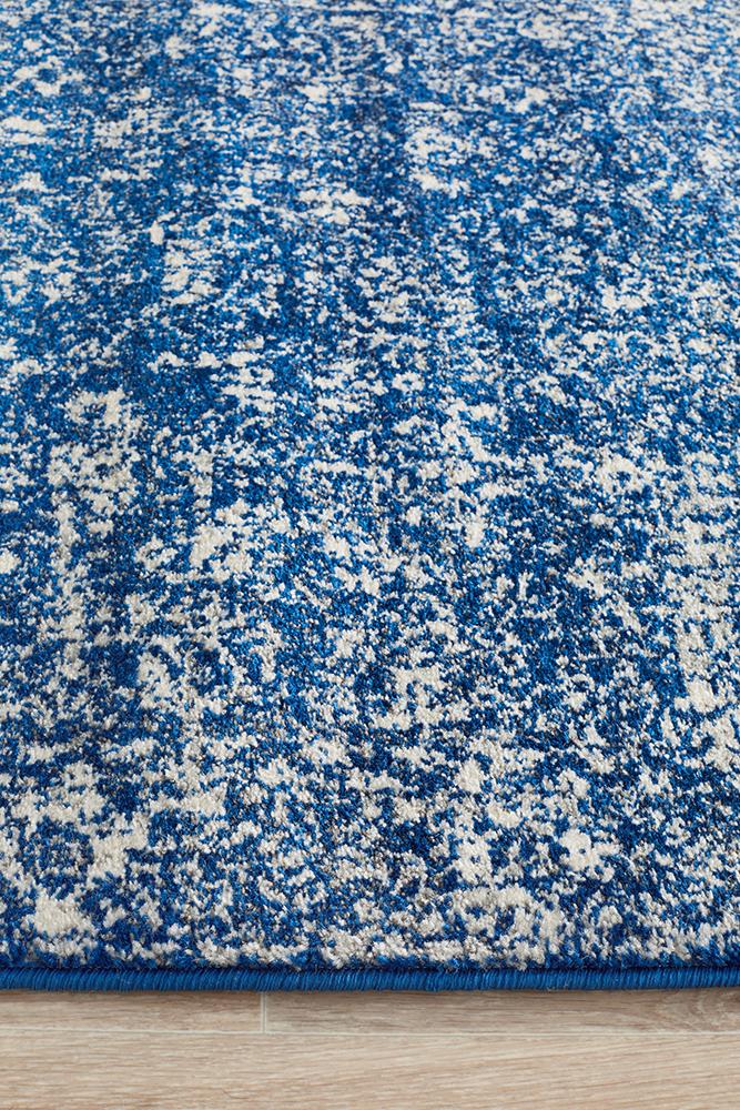 Evoke Oasis Navy Transitional Runner Rug
